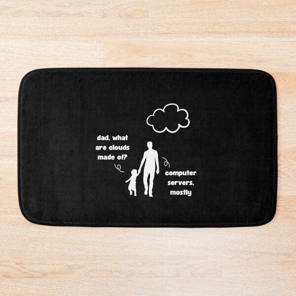 Item preview, FUNNY FATHER SOFTWARE PROGRAMMER JOKE WHAT ARE CLOUDS MADE OF designed and sold by appareltolove.