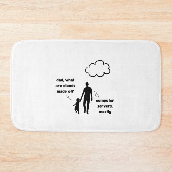 Item preview, FUNNY FATHER SOFTWARE PROGRAMMER JOKE WHAT ARE CLOUDS MADE OF designed and sold by appareltolove.