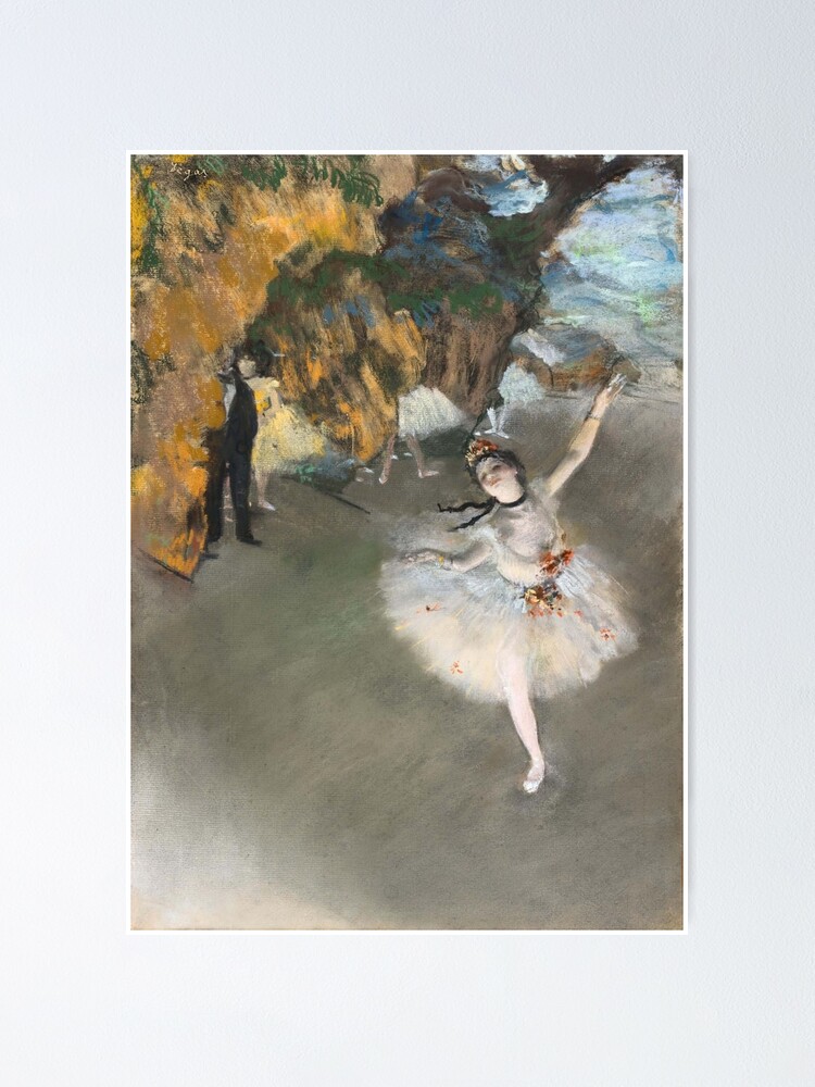 Degas Ballerina Edgar Degas Exhibition Poster