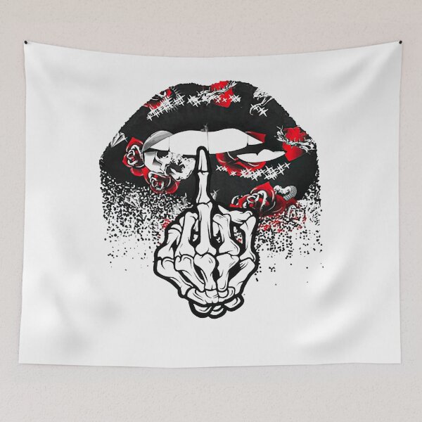 Item preview, Skull Lips And Middle Finger Call Me designed and sold by AbelOrourke.