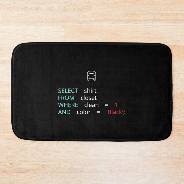 Item preview, FUNNY SQL DATABASE PROGRAMMER JOKE designed and sold by appareltolove.