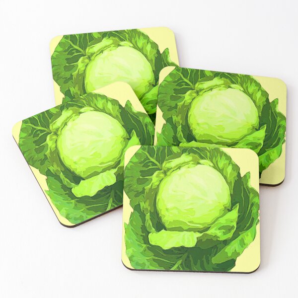 Item preview, White cabbage color vegetable designed and sold by artdragongift 15.
