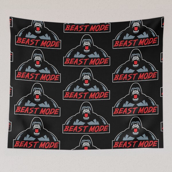 Item preview, Beast Mode Gym Fitness Gorilla designed and sold by maniacfitness.