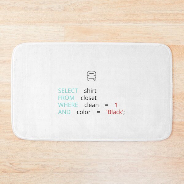 Item preview, FUNNY SQL DATABASE PROGRAMMER JOKE designed and sold by appareltolove.