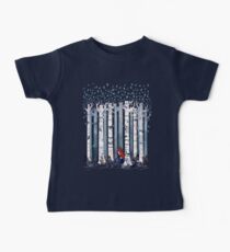 Die Birken (in Blau) Baby T-Shirt