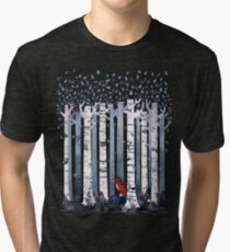 The Birches (in Blue) Tri-blend T-Shirt