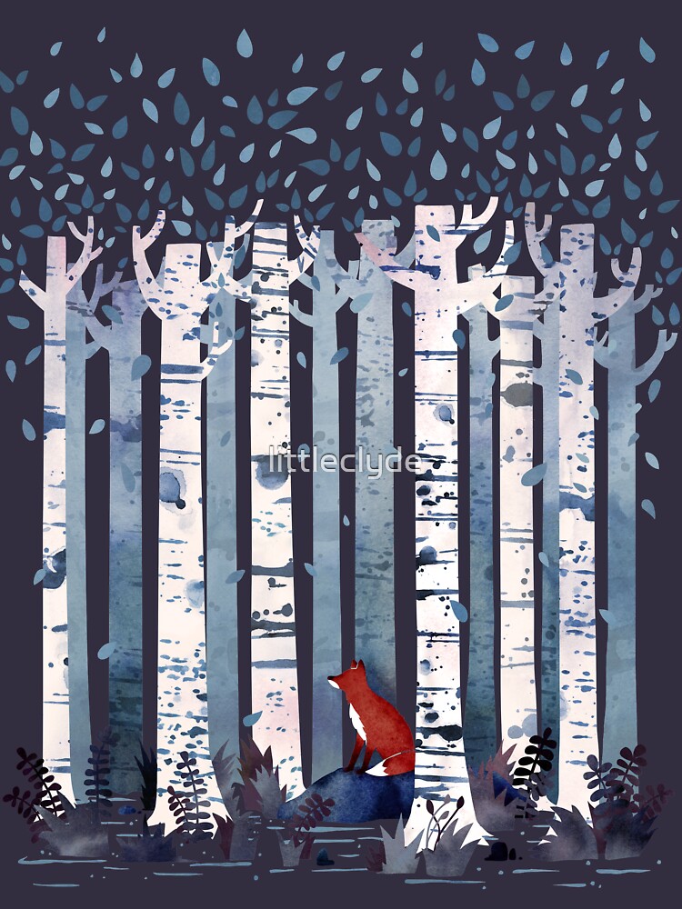 The Birches (in Blue) by littleclyde