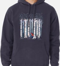 The Birches (in Blue) Pullover Hoodie