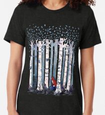 The Birches (in Blue) Tri-blend T-Shirt