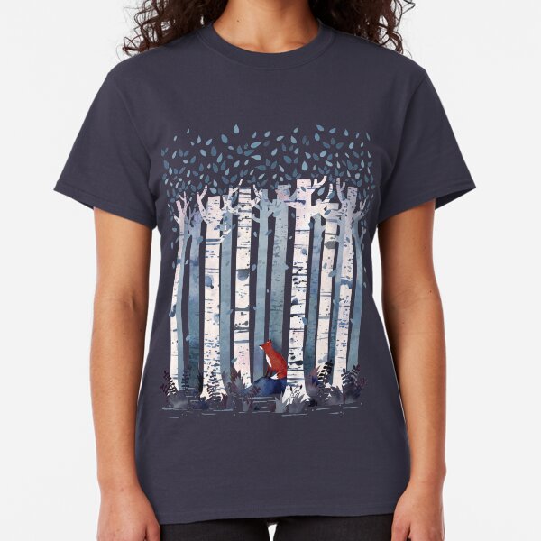 Die Birken (in Blau) Classic T-Shirt