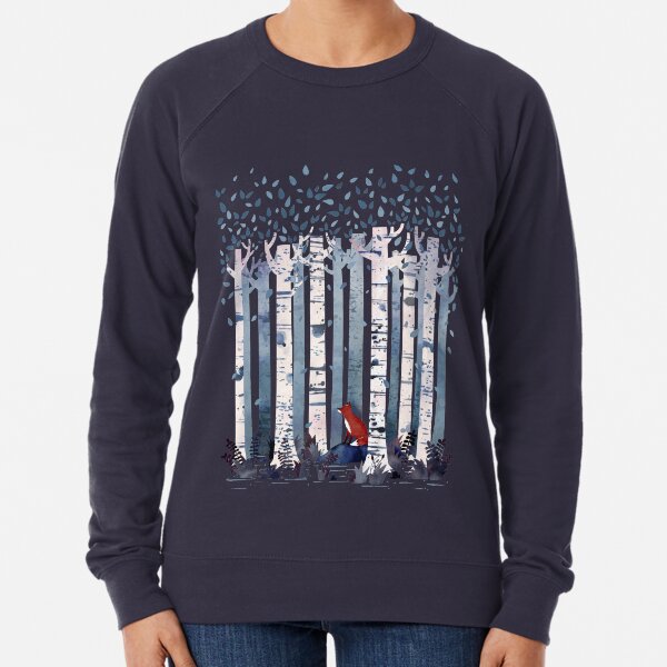 The Birches (in Blue) Lightweight Sweatshirt