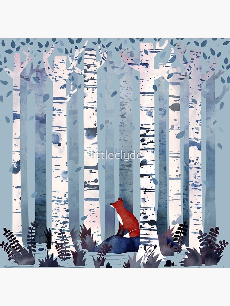 The Birches (in Blue) by littleclyde