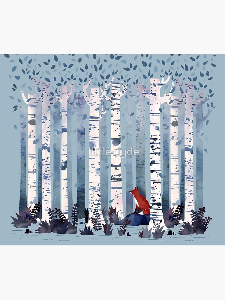 The Birches (in Blue) by littleclyde