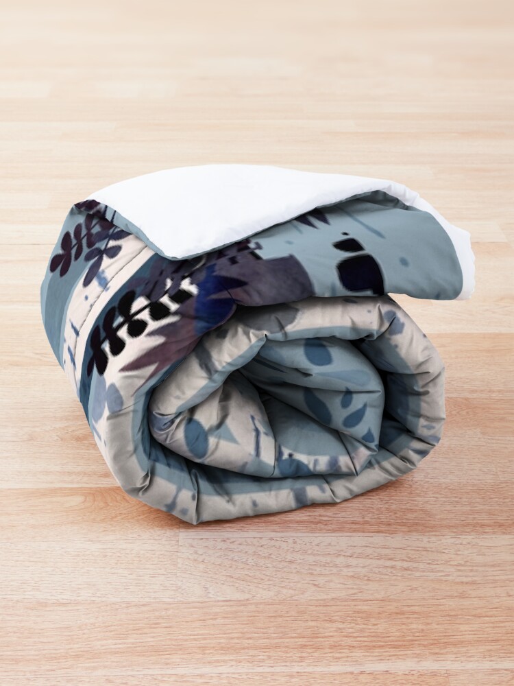 Alternate view of The Birches (in Blue) Comforter