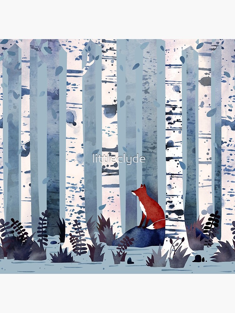 The Birches (in Blue) by littleclyde