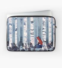 The Birches (in Blue) Laptop Sleeve