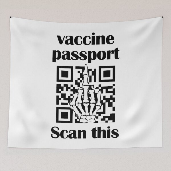 Item preview, Vaccine Passport Scan This Call Me designed and sold by AbelOrourke.
