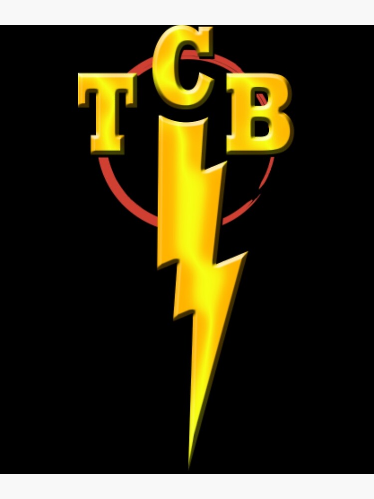 "Elvis Presley Elvis TCB Logo Taking Care of Business " Poster for Sale