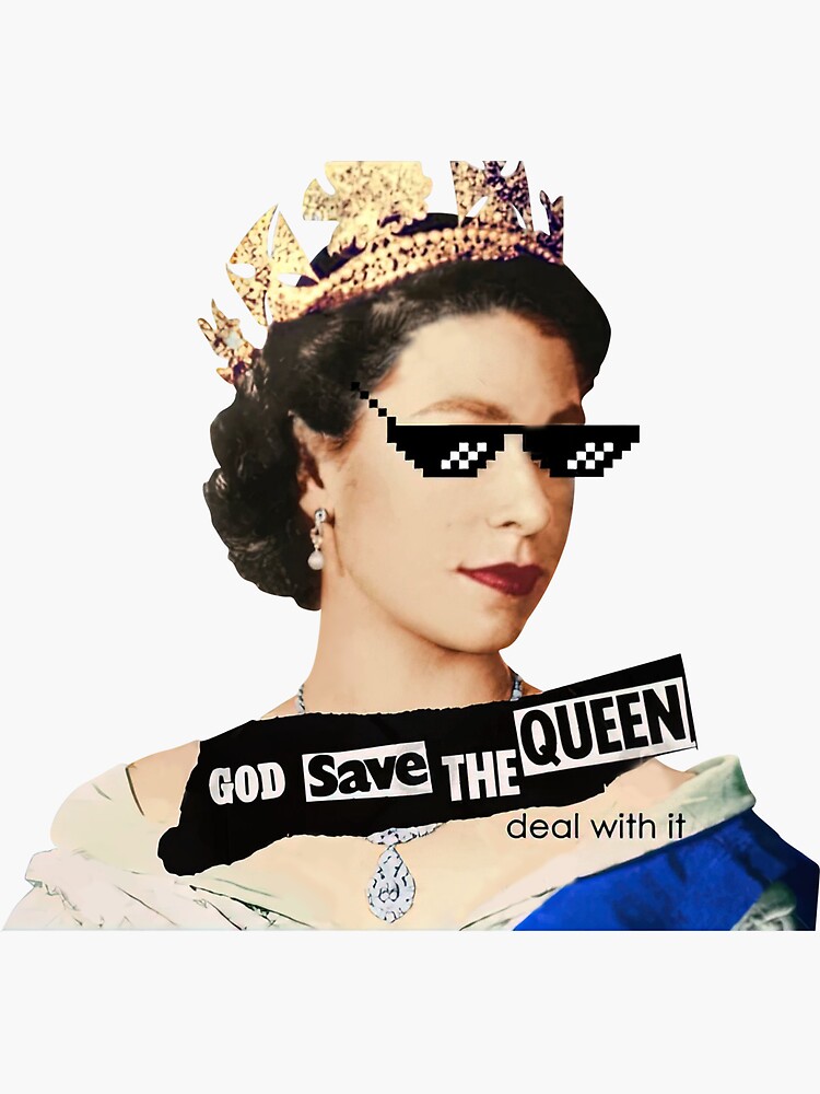 "Queens Art, Queen cool" Sticker for Sale by HalieCloset Redbubble