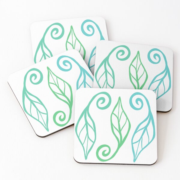 Item preview, Aqua Leaf Assortment designed and sold by lezell.
