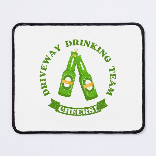 Item preview, FUNNY DRIVEWAY BEER DRINKING TEAM LOGO designed and sold by appareltolove.