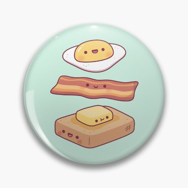 Item preview, Cute Egg Bacon Butter And Toast Breakfast designed and sold by rustydoodle.