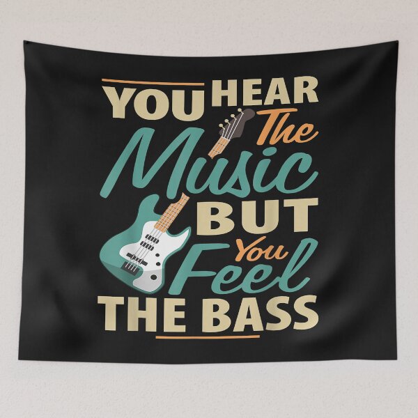 Item preview, You Hear The Music But You Feel The Bass - Musician Gift designed and sold by Lucius41244.