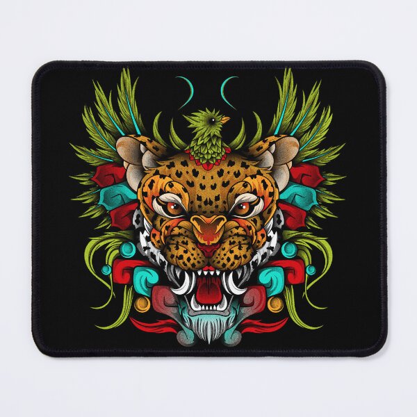 Item preview, jaguar quetzal aztec designed and sold by cat poe.