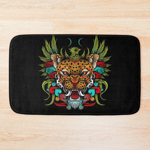 Item preview, jaguar quetzal aztec designed and sold by cat poe.