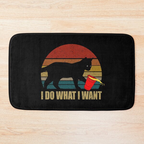 Item preview, I Do What I Want Funny Cat Lover designed and sold by JuxNdx.