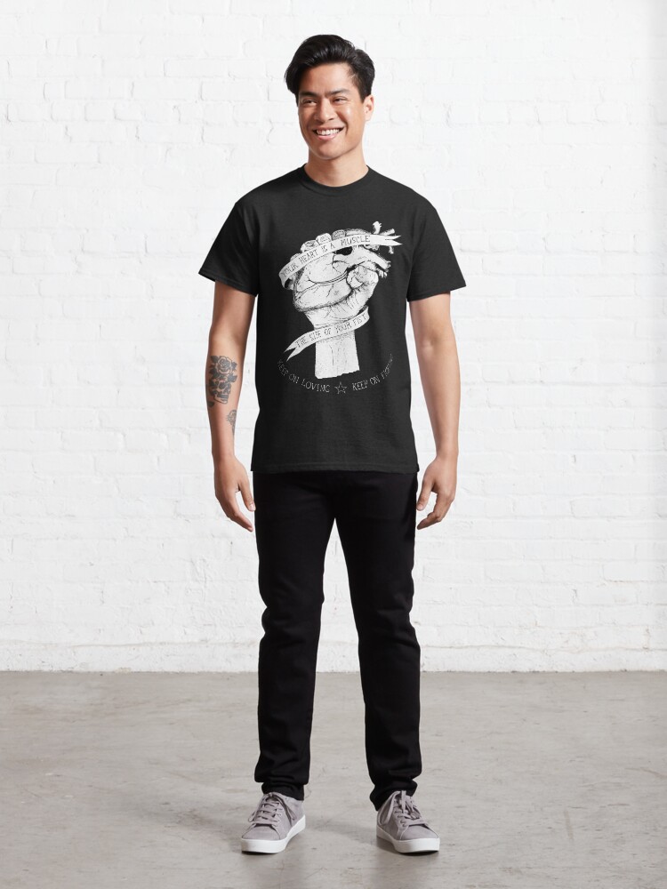 Alternate view of Your Heart Is A Muscle Reverse Classic T-Shirt