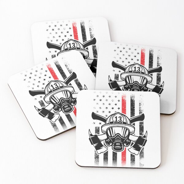 Item preview, Firefighter | Thin Red Line | American Flag | Patriotic | USA designed and sold by Ravenvine.