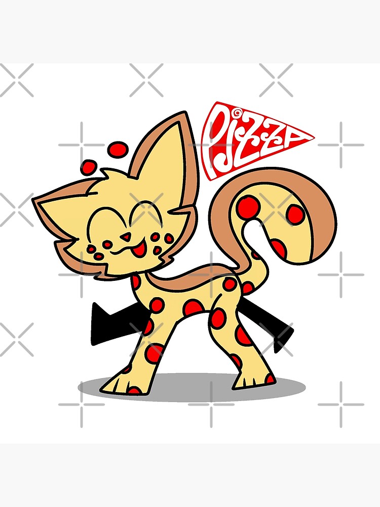 "Pizza cats" Poster for Sale by Cartoonivacloth Redbubble