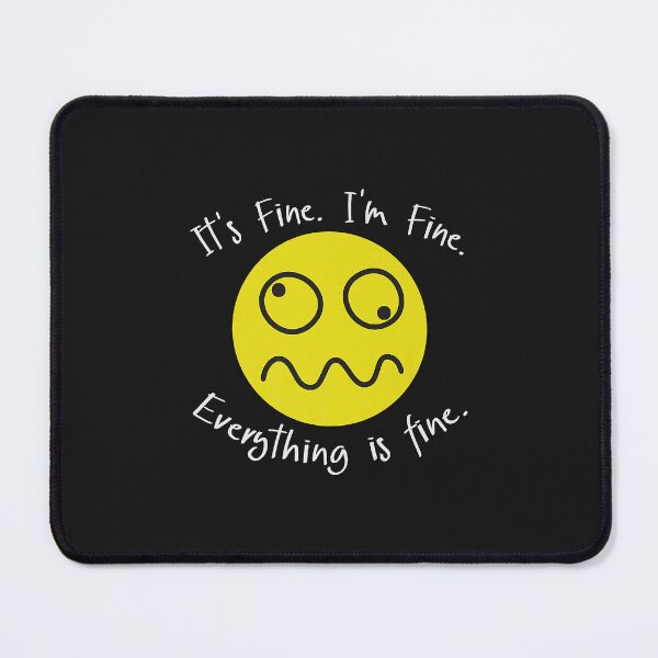 Item preview, Its Fine Im Fine Everythings Fine Funny Cat Absolutely Fine Premium designed and sold by luciaaljudith.