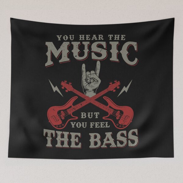 Item preview, You Hear The Music But You Feel The Bass Bass Guitar designed and sold by Lucius41244.