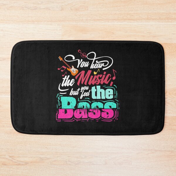 Item preview, You hear the music but you feel the Bass funny Bassist designed and sold by Lucius41244.