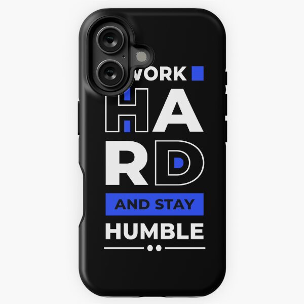 Vista previa del artículo con la obra «Trabaja duro, mantente humilde», diseñado y vendido por creativemindbp.