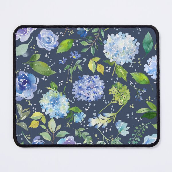 Item preview, Floral Watercolor Blue Lilac Flower Pattern designed and sold by junkydotcom.