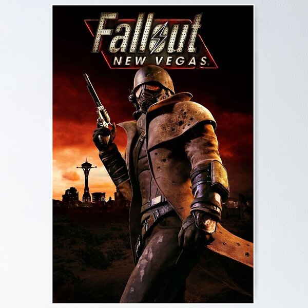 Fallout New Vegas Poster Video Game Posters Las Vegas Map 