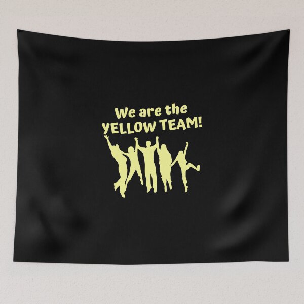Item preview, We Are The Yellow Team Tops Prints And Accessories For Your Event Pullover Hoodie designed and sold by heajosephgi3.