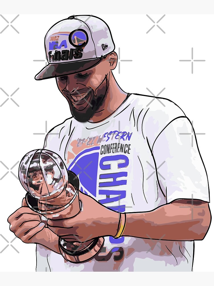 "Steph Curry Wins WCF MVP" Poster for Sale by egyArtist Redbubble