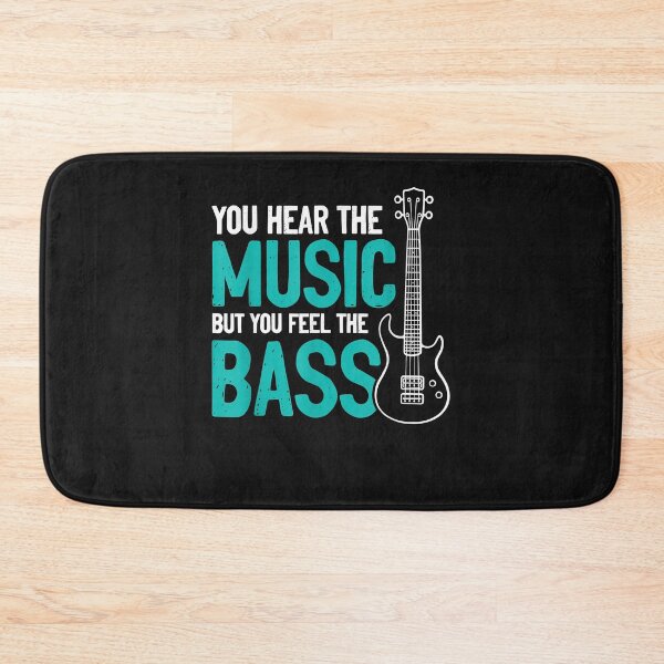 Item preview, You Hear The Music But You Feel The Bass Guitar Player Stage designed and sold by Lucius41244.