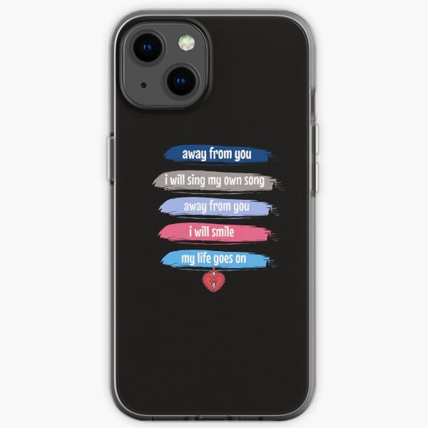 Love Quotes Away From You Life Goes On Valentines Day iPhone Soft Case