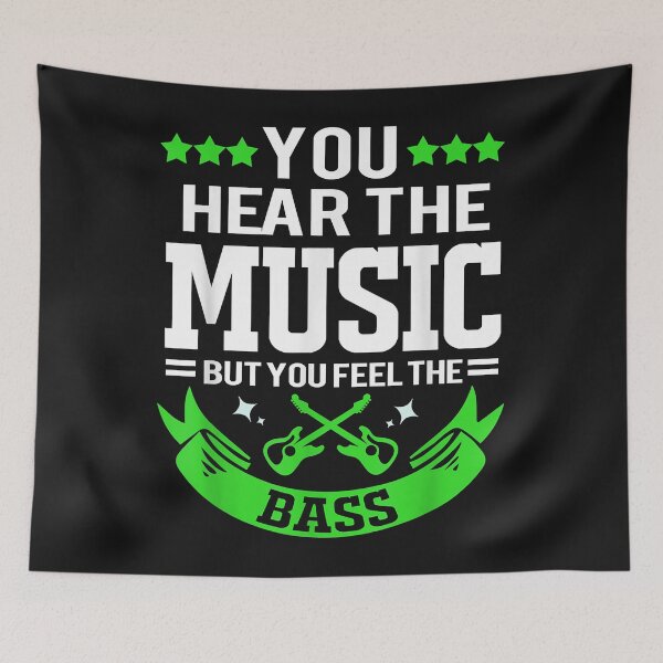 Item preview, You Hear The Music But You Feel The Bass Guitar designed and sold by Lucius41244.