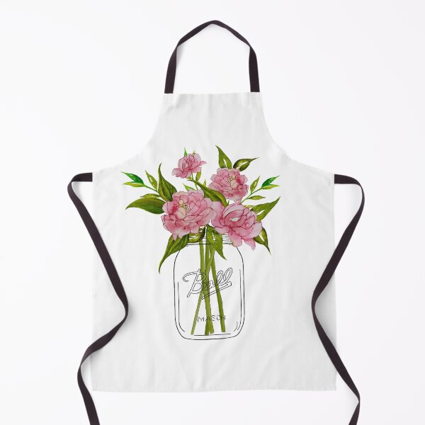 Item preview, Watercolor mason jar with flowers designed and sold by Designs1279.