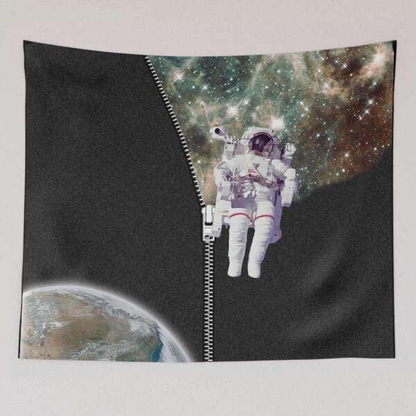 Item preview, ZIPPER FUN - Astronaut Home Sweet Home designed and sold by EDDArt.