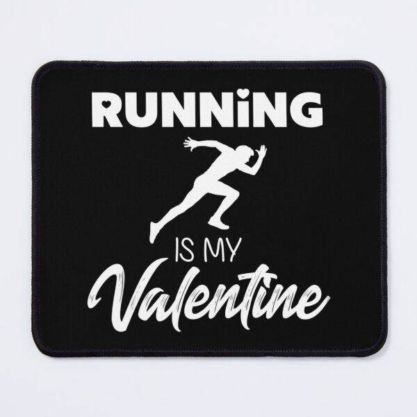 Item preview, Running Is My Valentine Runny Lovers Gift Essential T-Shirt designed and sold by felyn3gloria.