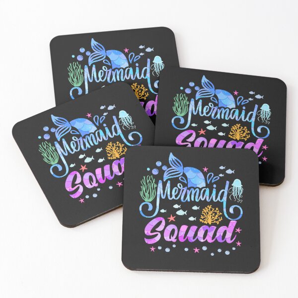 Item preview, Squad Of The Birthday Mermaid Family Matching Party Squad designed and sold by Deborah-Jones.