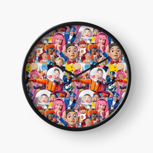 Lazy Town Sportacus Novelty Cd Clock Can be personalised 