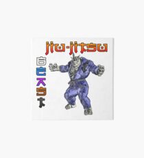 Jiu-Jitsu Beast Rhino Art Board